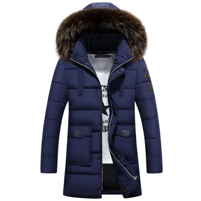 Parka fourrure homme luxe clearance
