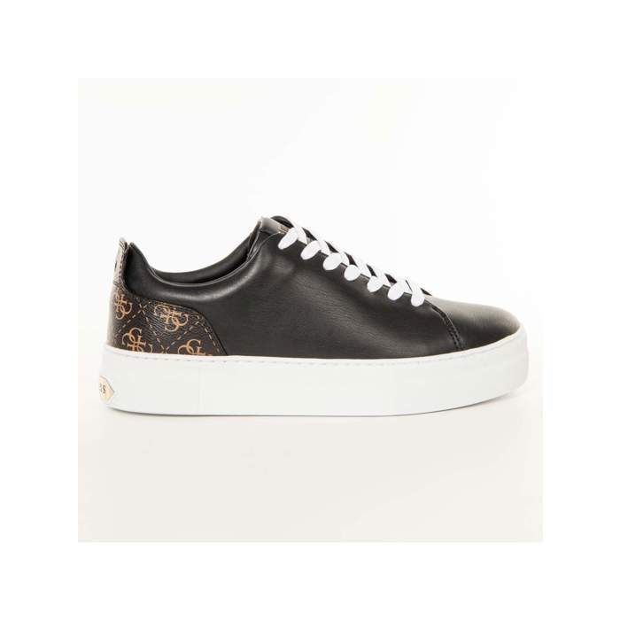 Guess Basket Guess Femme Gianele Noir cuir