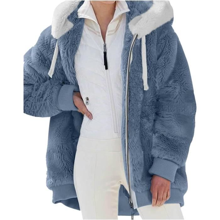 Veste polaire femme avec capuche outlet