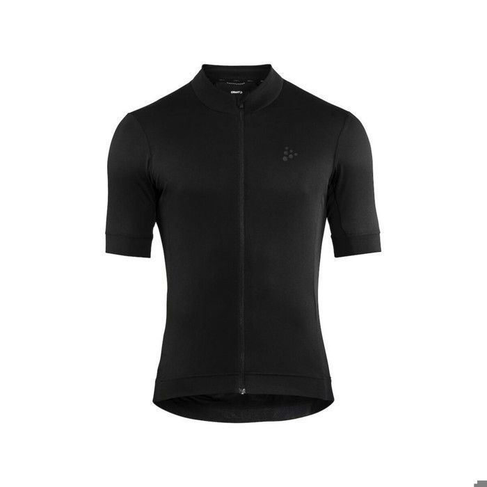 Maillot de cyclisme Craft Essence pour homme - Noir - Manches courtes - 100% polyester