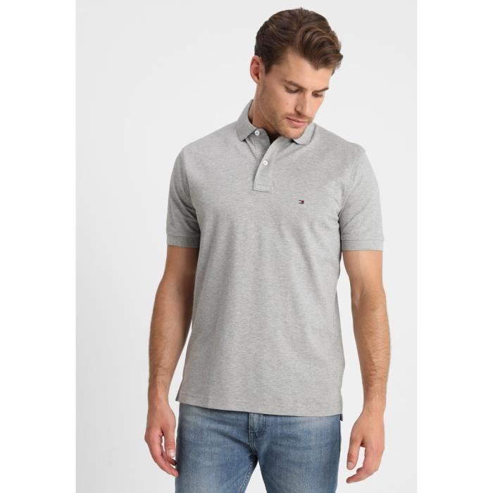 POLO TOMMY HILFIGER HOMME Gris Cdiscount Pr t Porter