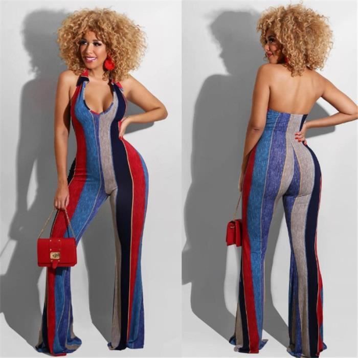 Combinaison deals pantalon évasé