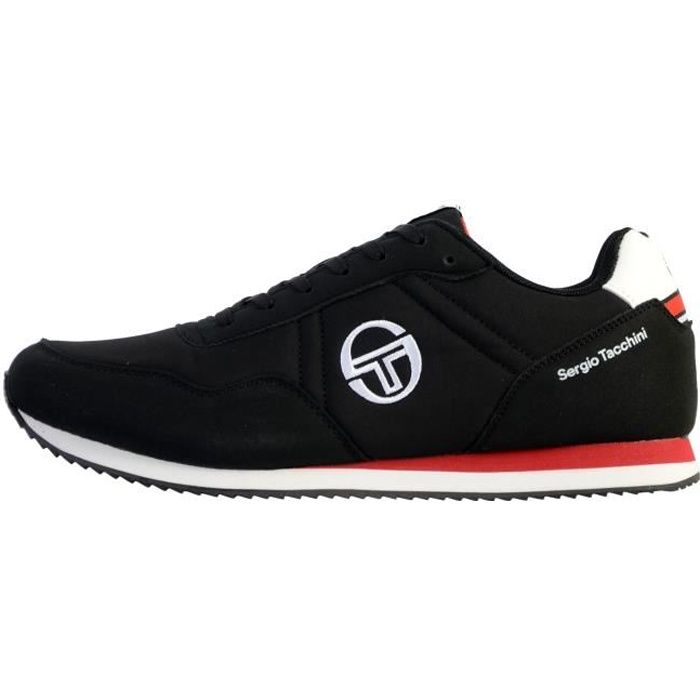 Tennis Basket Basses - SERGIO TACCHINI - Nantes Noir Rouge - Homme