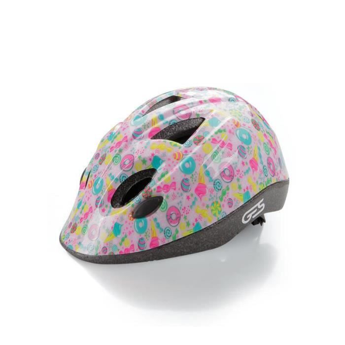 Casque velo route enfant Ges Dokky Candy rose TU 47 53 cm Cdiscount Sport