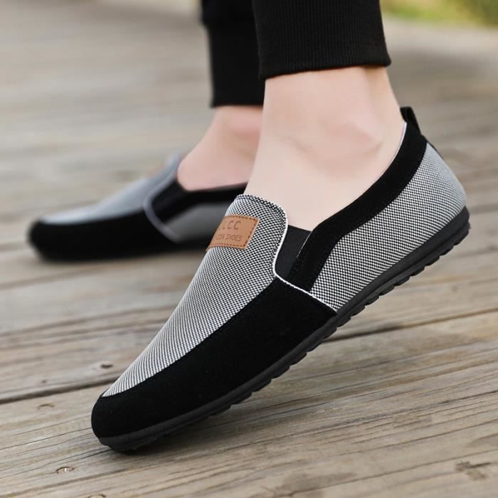 Mocassin toile discount