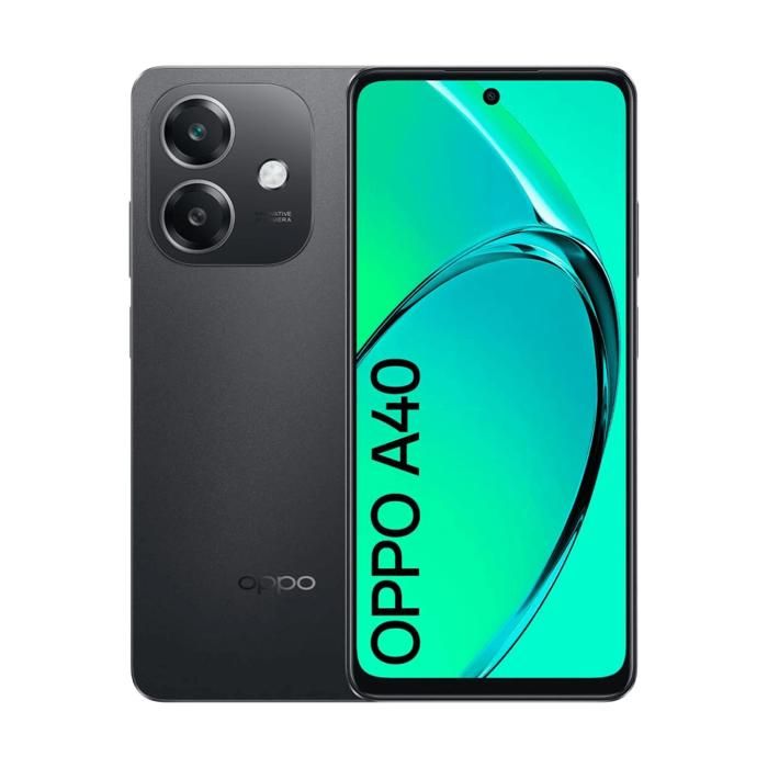 Oppo A40 4G 6Go/128Go Noir (Sparkle Black) Double SIM