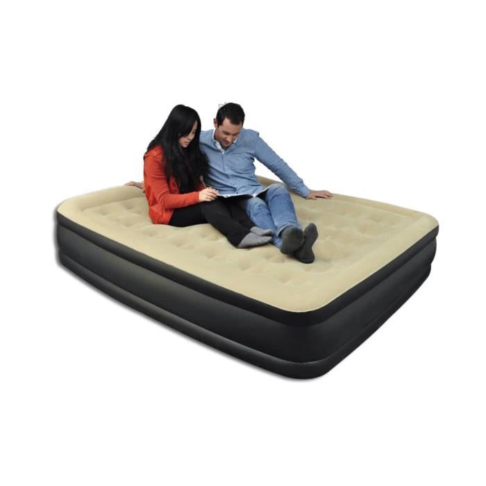 INTEX Dura-Beam Plus Matelas gonflable King size avec pompe intégrée 41,9 cm