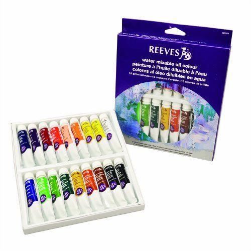 Reeves D Eau 10ml De Peinture A L Huile Miscibles 18 Pkg Divers Coloris Achat Vente Peinture Vernis Reeves D Eau 10ml De Peintu Cdiscount