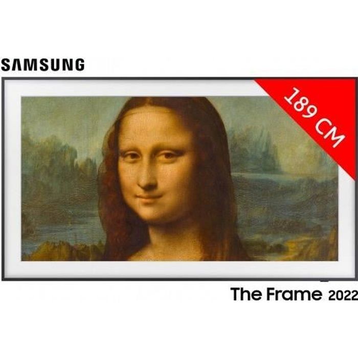 SAMSUNG TV QLED 4K 189 cm QE75LS03B 2022 (1x cadre offert)