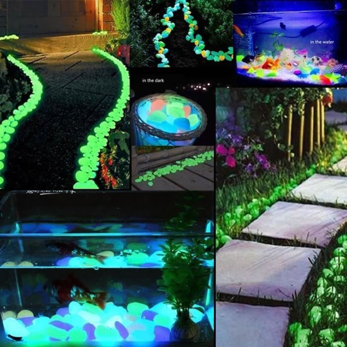 Meilleurs prix pour Galet Lumineux - Eli - Multicolore - Décoration Jardin - Décoration Aquarium - Non toxique