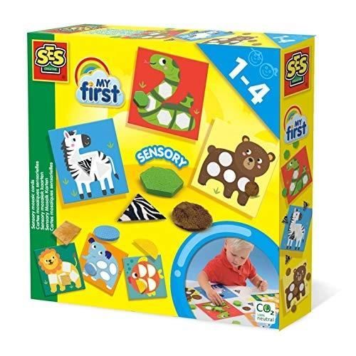 Cartes Mosaïques Sensorielles SES Creative - Jeu Éducatif Formes Et Textures Pour Enfants