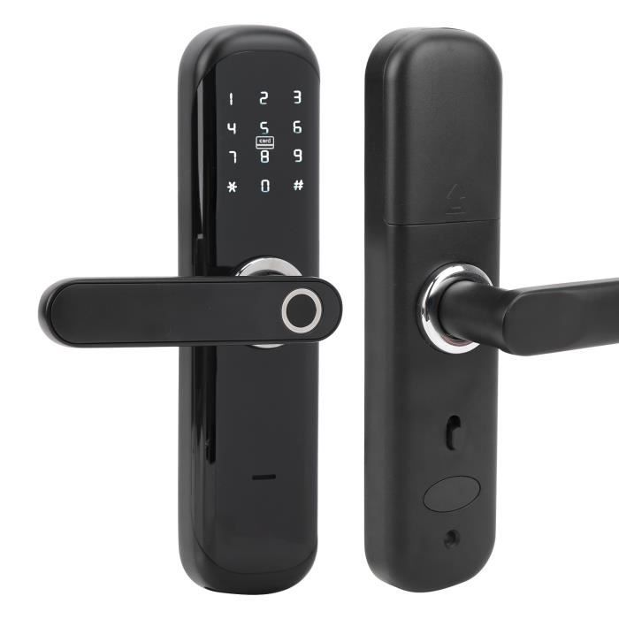 Serrure de porte intelligente - SHIPENOPHY - Empreintes digitales - Contrôle à distance - Sécurité renforcée