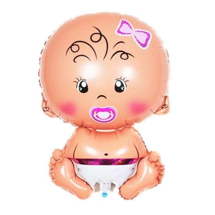 1 Piece Ballon 1 An Anniversaire Fille Bebes Enfant Dessin Anime En Latex L Helium Ballons Decoration Diy Aluminium Ballons Bebe Cdiscount Maison