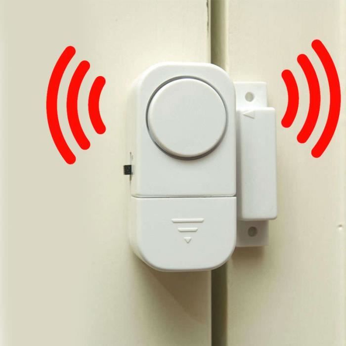 Baohd alarme de fenêtre antivol alarme d'entrée de porte à la maison  intelligente haute alarme sonore intelligente système de sécurité sonore  pour tiroir Garage 