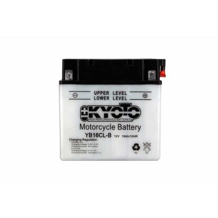 KYOTO - Batterie moto - Yb16cl-b - L175mm W100mm H175mm