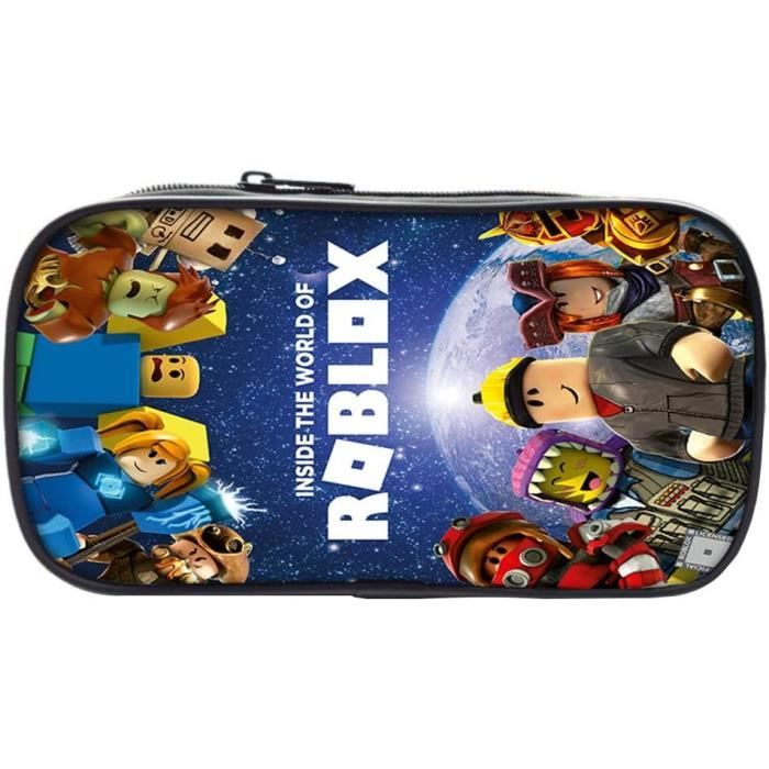 Roblox Étui à Crayons Dessin Animé Trousse De Grande Capacité De Stylo De Bureau Crayon Sac