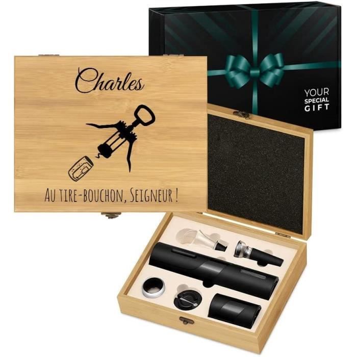 Maverton Weinöffner-Set Sommelier Set 8-teilig In Bambus Holzbox - Perfektes Geschenk Für Weinliebhaber