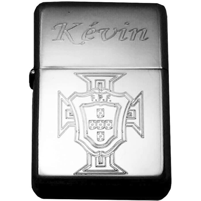 Patrickgravure Briquet Tempête personnalisé Croix du Portugal apeau ...