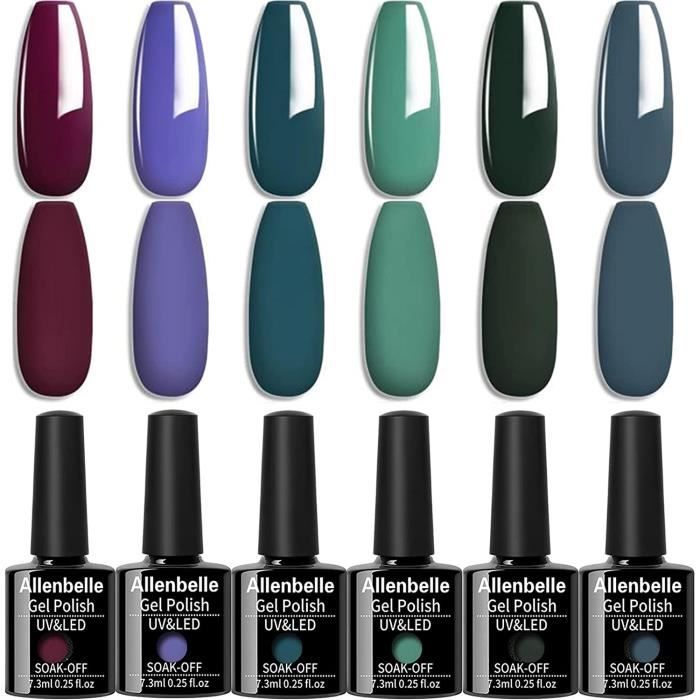 3,99€ Vernis Semi Permanent Vernis à Ongle UV LED Gel Nail