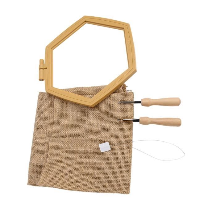 ITClosud Kit De Poinçonnage Enfant – Broderie Créative Dès 4 Ans Avec 2 Aiguilles Et 10 Animaux