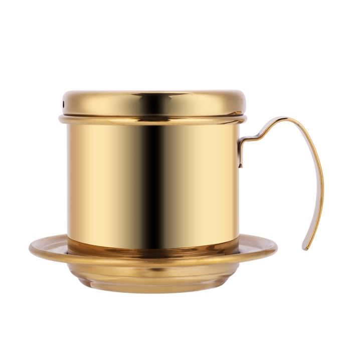 2 Filtres à Café Vietnamiens En Acier Inoxydable - Dripper Réutilisable Et Lavable - Pour Café Traditionnel - 11