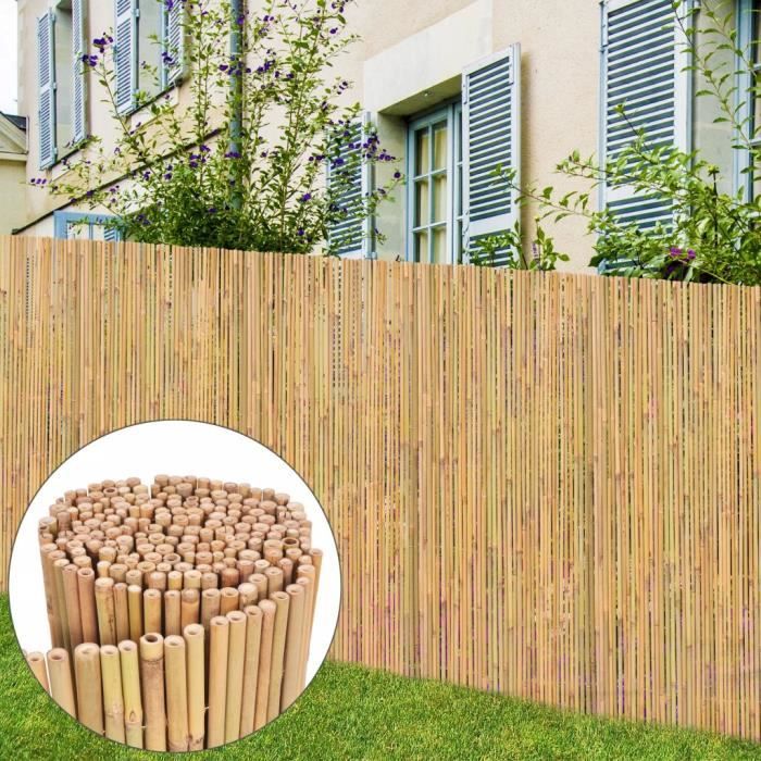 Festnight Cloture De Jardin En Bambou Barriere De Jardin Achat Vente Cloture Barriere Festnight Cloture De Jardin Cdiscount