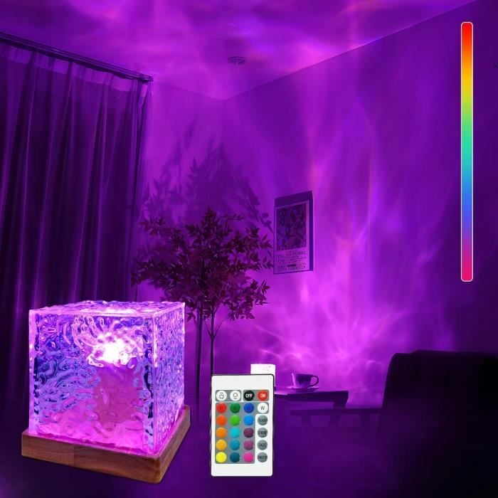 Projecteur Étoiles Northern Lights Aurora Avec Télécommande - 7 Effets Lumière Galaxie Pour Chambre