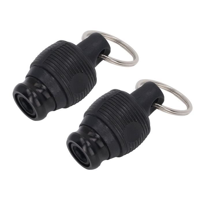 Lot de 2 porte-clés rétractables, enrouleur de badge - Porte-clés