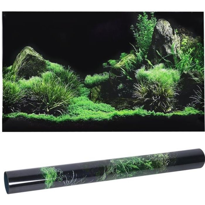 Meilleurs prix pour ABI paysage autocollant sticker mural décoration de fond pour aquarium d'aquarium En Stock