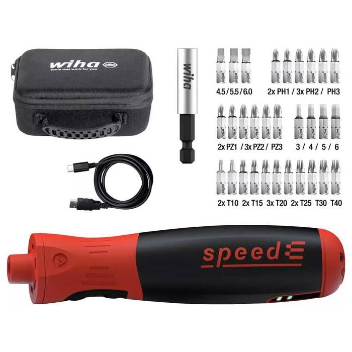 Tournevis sans fil Wiha speedE® PocketDrive 45791 3.7 V Li-Ion + batterie
