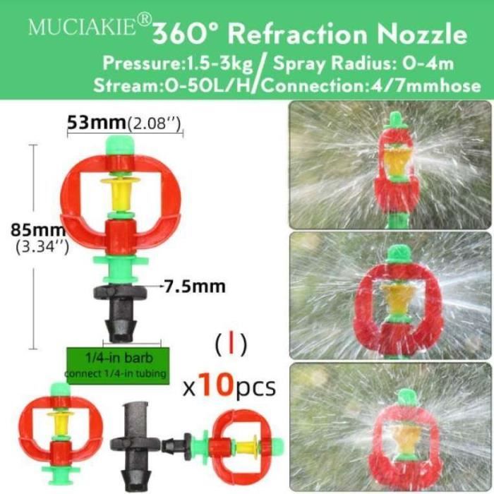 Summerrain slangtule t.b.v. micro sproeier, set à 5 stuks