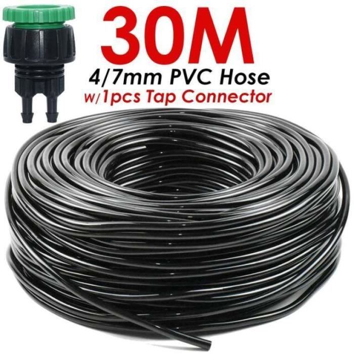 Tuyau D’irrigation Micro 8/11mm – 10 Mètres, Pour Système Goutte-à-goutte, Serre, Jardin