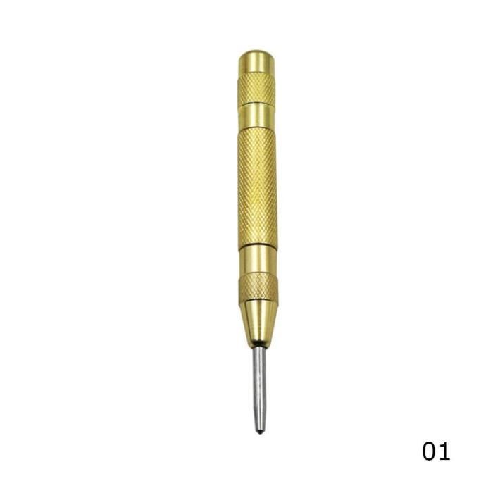 WORKPRO Poinçon Automatique Réglable Pour Métal – Outil à Ressort Solide Et Durable