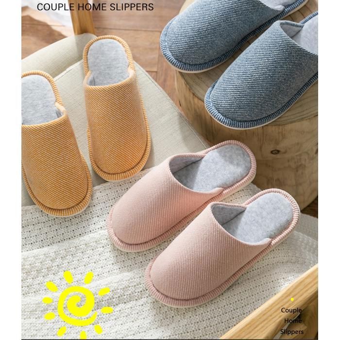 Chaussons D'hiver En Mousse Mémoire - Pantoufles Chaudes Doublées Peluche, Semelle Antidérapante, Pour Intérieur/extérieur