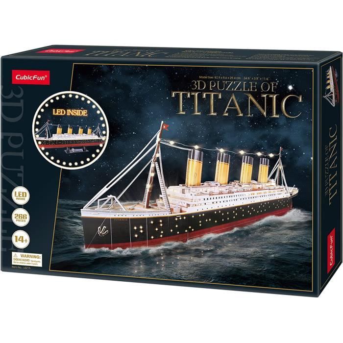 Puzzle 3D - Maquette Titanic, Maquette À Construire