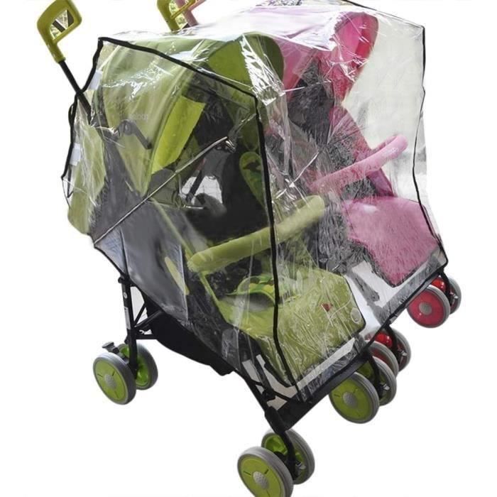 Bambos Habillage Pluie de Poussette Gris Nouveau-né Bébé Enfant Coupe-vent Couverture Pluie