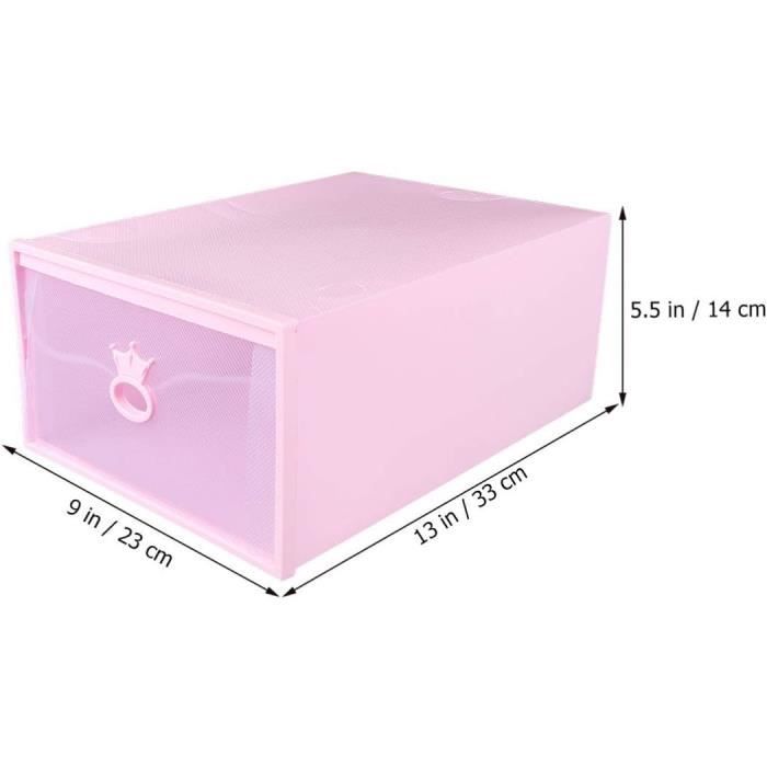 Boîte de Rangement Vêtements & Chaussures Empilables Pratiques