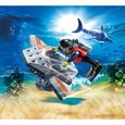Playmobil - City Action - Bateau et Scooter de sauvetage en mer - Jouet miniature pour enfant de 4 ans et plus-2