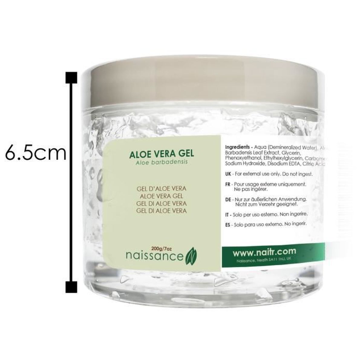 gel di aloe vera