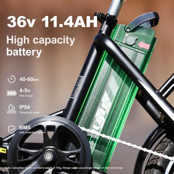 Vélo Électrique Pliant VDL A10 – 16 Pouces, 250W, Batterie Lithium, Neuf