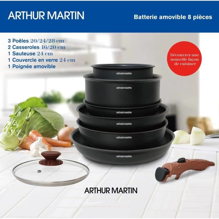 ARTHUR MARTIN AMFR10B Batterie de cuisine 10 pièces - Fabrication