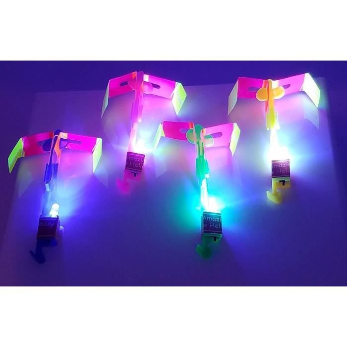 Hélicoptère LED Volant Lumineux 3 Couleurs | Jouet Lumineux pour Fête