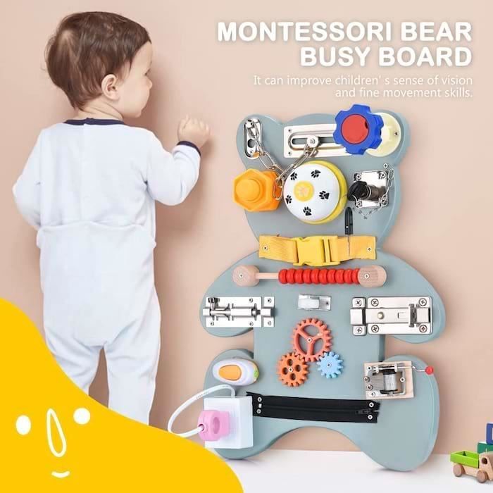 Montessori 1 2 3 4 5 Ans, Busy pour Enfants Jeux Tableau d'activités  Sensorielles, Jouet Éducatif pour Enfants，Feutre enfants jouet - Cdiscount  Bricolage