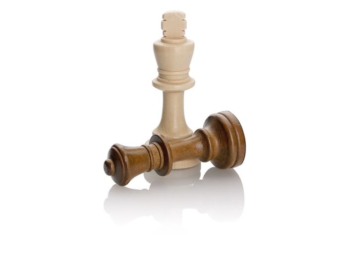 Jeu de société - CAYRO - Echecs - Boite Métal - 32 pièces en bois - 2