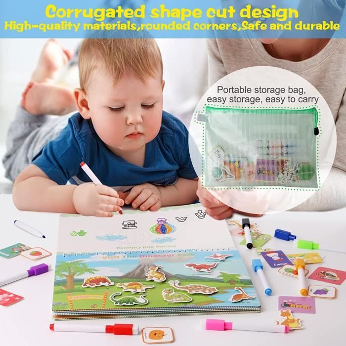 Livre d'activités Montessori pour enfants livre éducatif et silencieux  compétences de vie de base jouets d'apprentissage pour bébés de 1 2 3 ans -  AliExpress