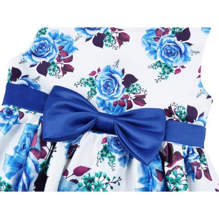 Yoeyez Jupes Pour Filles Taille 10-12 Enfant Bébé Filles Robe De Bal Sans Manches Broderie Florale Tulle Mignonne Robe De Mariage Gonflée Avec Nœud Beige, 7-8 Ans