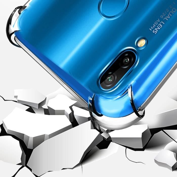 Coque TPU Souple Transparente Pour Huawei P20 Lite - Anti-Choc - Marque Novago