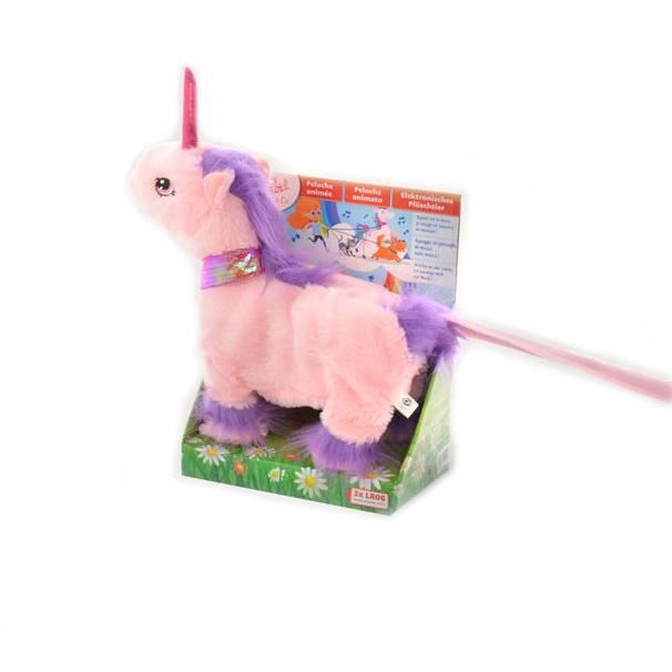 YH YUHUNG Jouet Licorne avec Laisse - Allume la Corne de Licorne, M
