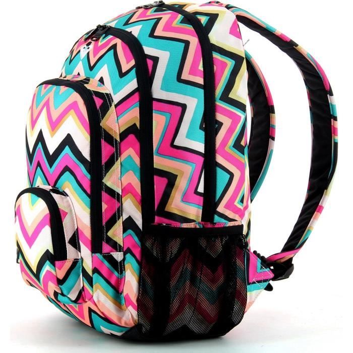 Sac Dos Scolaire Roxy Bleu Cdiscount Bagagerie Maroquinerie