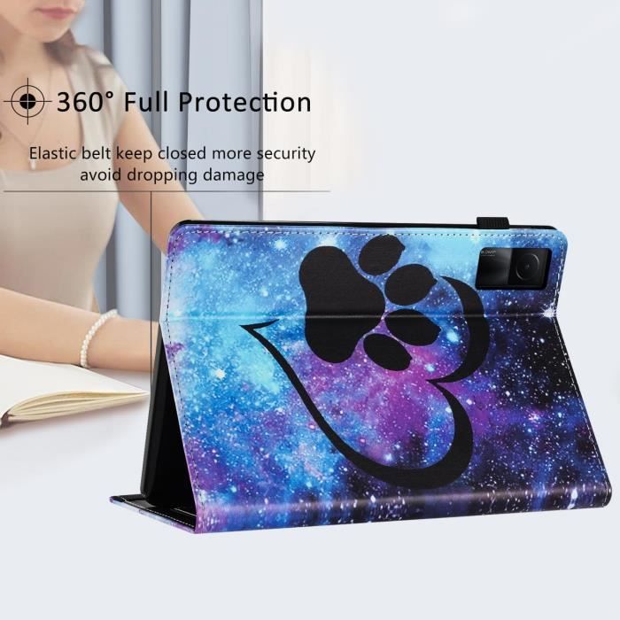 Custodia Redmi Pad 10.61'' Con Pelle PU – Cover Libro Con Supporto E Slot Porta Tessere, Stampa Bel Gatto